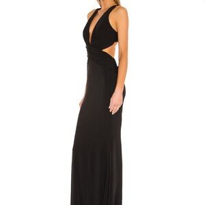 Katie May Black long formal dress, NEVER WORN/NEW